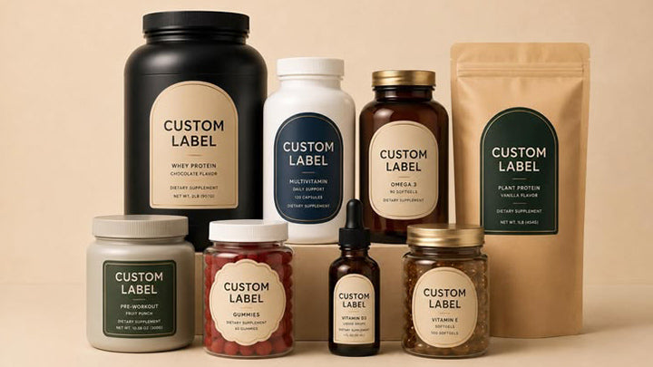 Custom Supplement Labels: How to Balance Compliance & Appeal