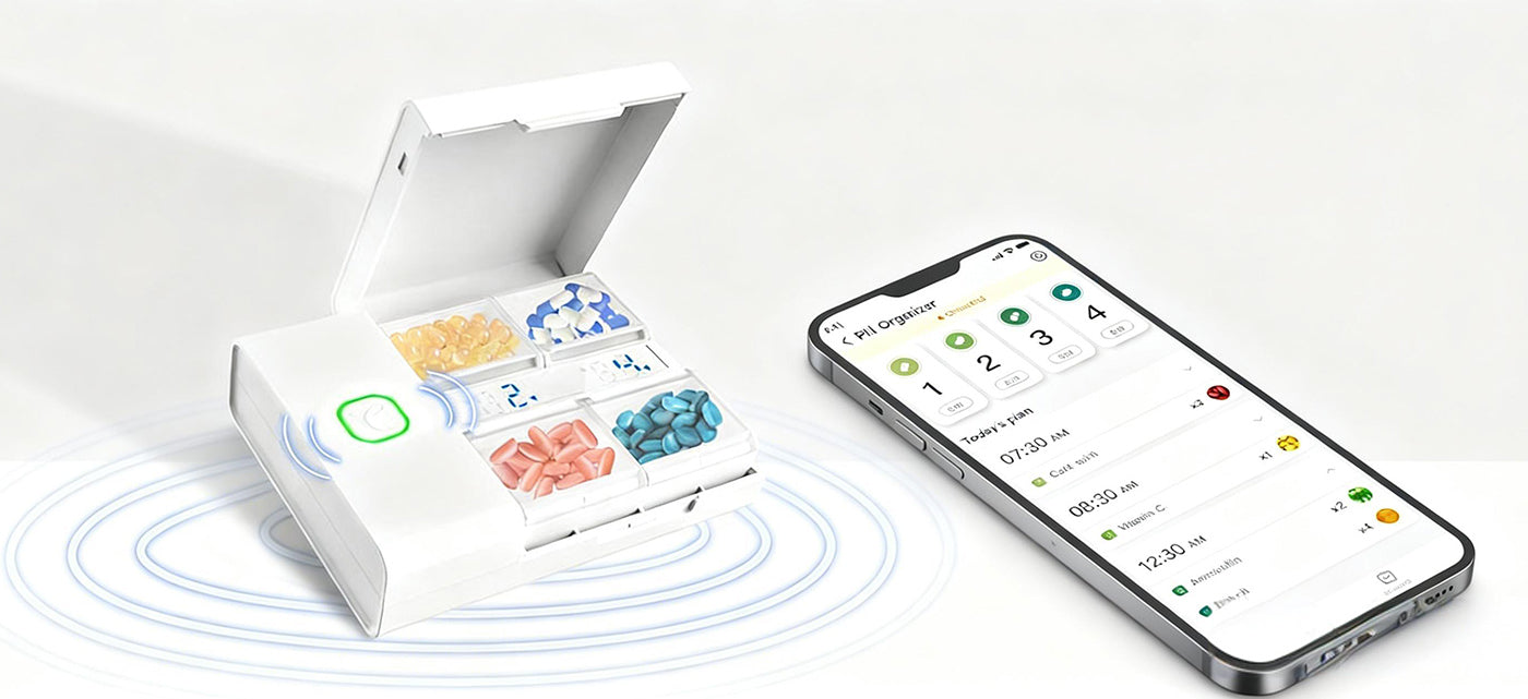Smart pillboxes help you easily manage your medications: maintain regular medication use
