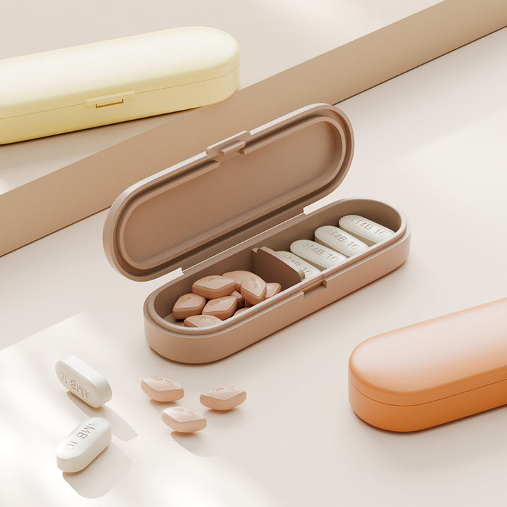 Pill Box for Daily Carry – Food-Grade PP | Magnetic Placement - Pines
