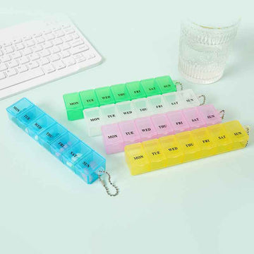Pill Organizer with Compartments - Clear View - Pines