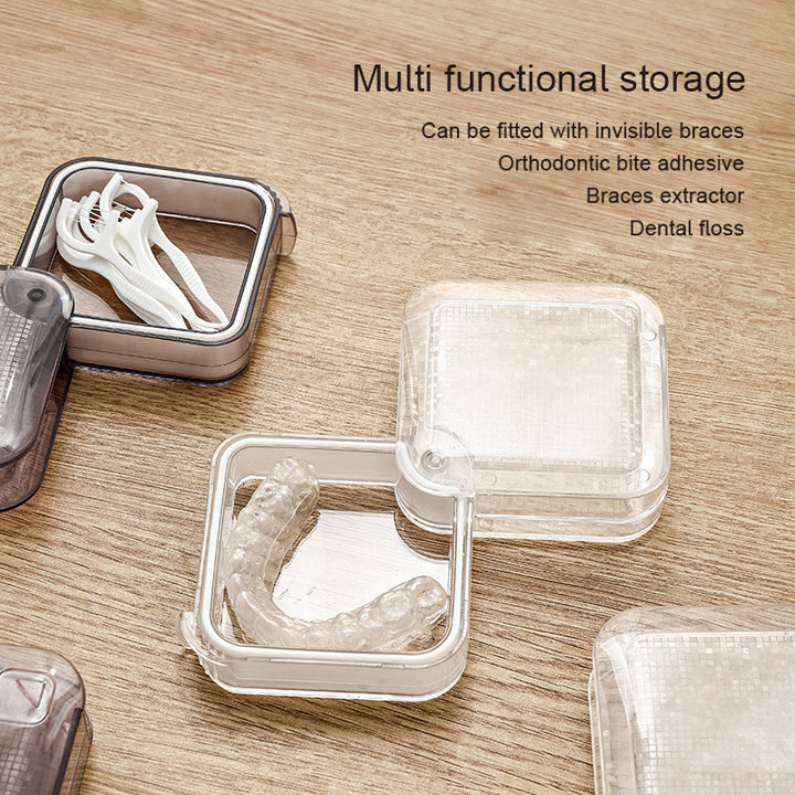 Retainer Storage Box | Portable | Sealed | Rotating Lid | Pines