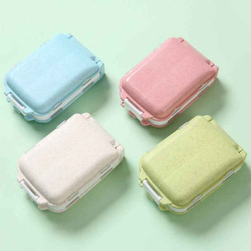 Medicine Box Organiser - 8-Compartment  | Foldable Storage - Pines