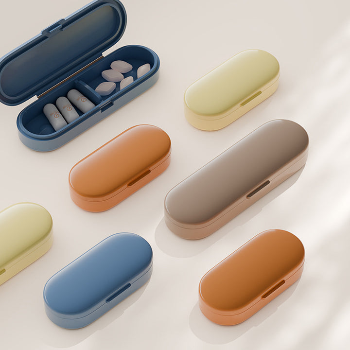 Pill Box for Daily Carry – Food-Grade PP | Magnetic Placement - Pines