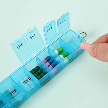 Pill Organizer with Compartments - Clear View - Pines