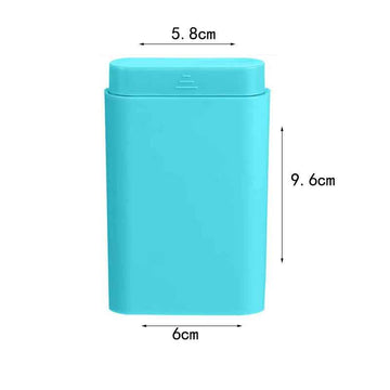 Portable Pill Organizer – Compact Sliding Box - Pines