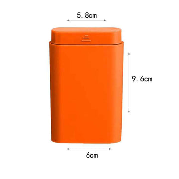 Portable Pill Organizer – Compact Sliding Box - Pines