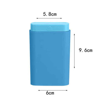 Portable Pill Organizer – Compact Sliding Box - Pines