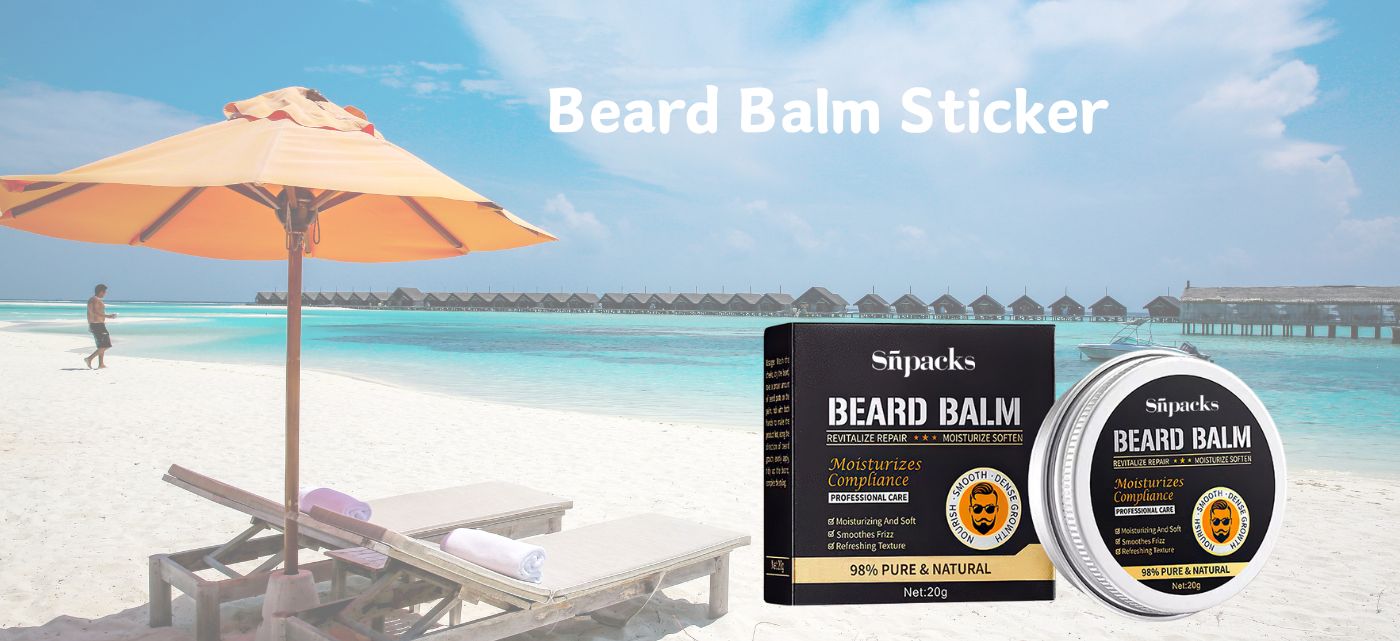 Custom Beard Balm Label Stickers