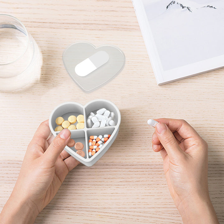 Cute Pill Box – Heart-Shaped | Custom Logo | Wholesale - Pines