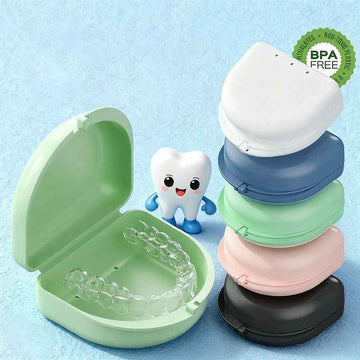 Invisible Aligners Box - Drainage & Lanyard Hole - Pines