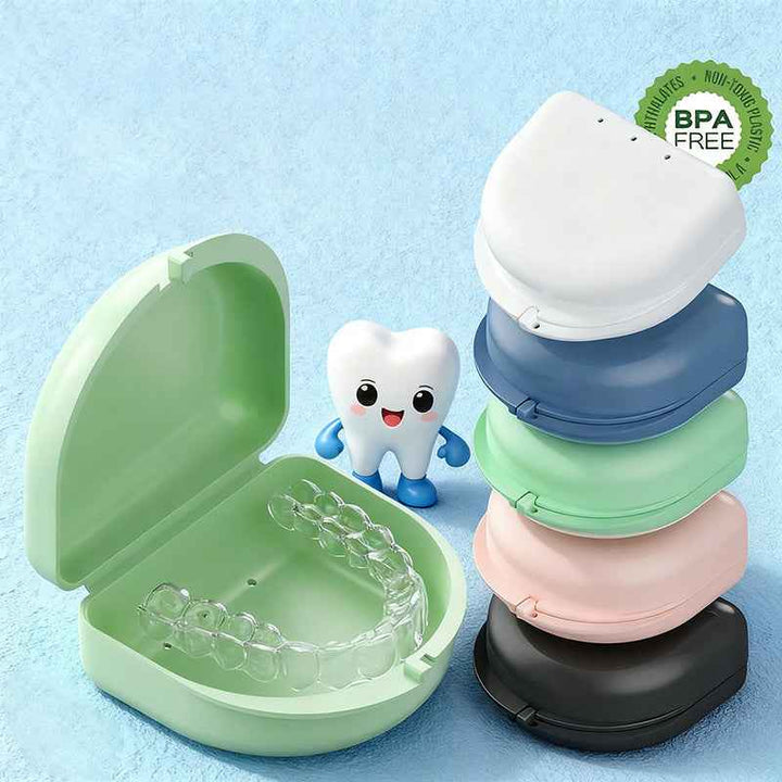 Invisible Aligners Box - Drainage & Lanyard Hole - Pines