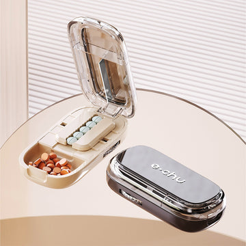 Multi-Functional Pill Cutter & Storage Box – 1/2 1/4 1/3 Split | PINES