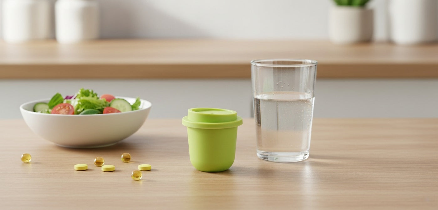 Small Probiotic Bottles - User-Friendly & Safe Storage - Pines