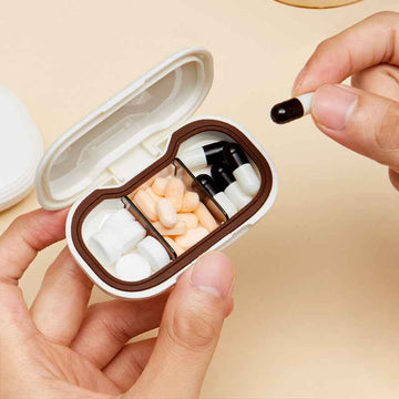 Custom Mini Portable Pill Box Moisture-Proof Travel Case | PINES