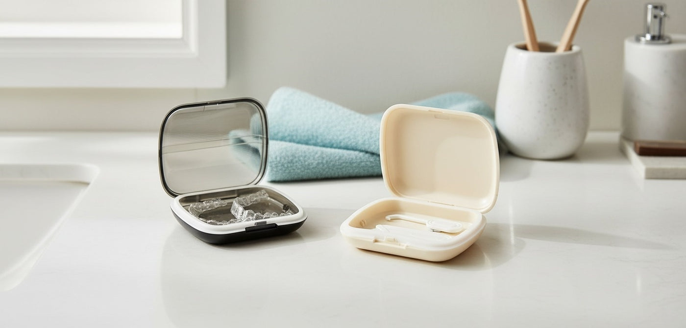 Retainer Case - Food-Grade Leak-Proof with Secure Clip | Pines