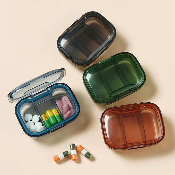 Mini 3-Compartment Pill Organizer – Portable Weekly Travel Case | PINES