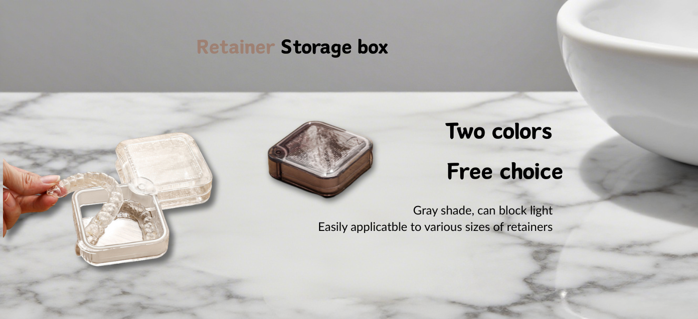 Retainer Storage Box | Portable | Sealed | Rotating Lid | Pines