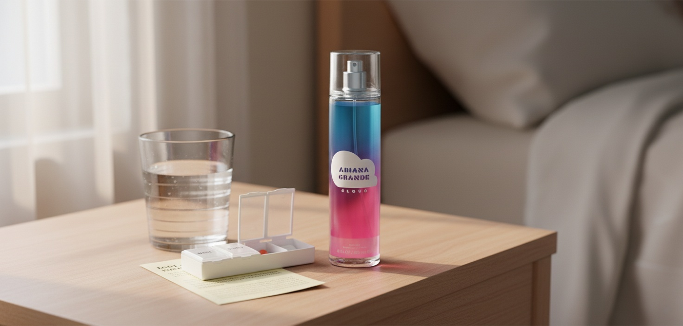 Body Mist Label - Durable | Clear | Custom | Transparent - Pines