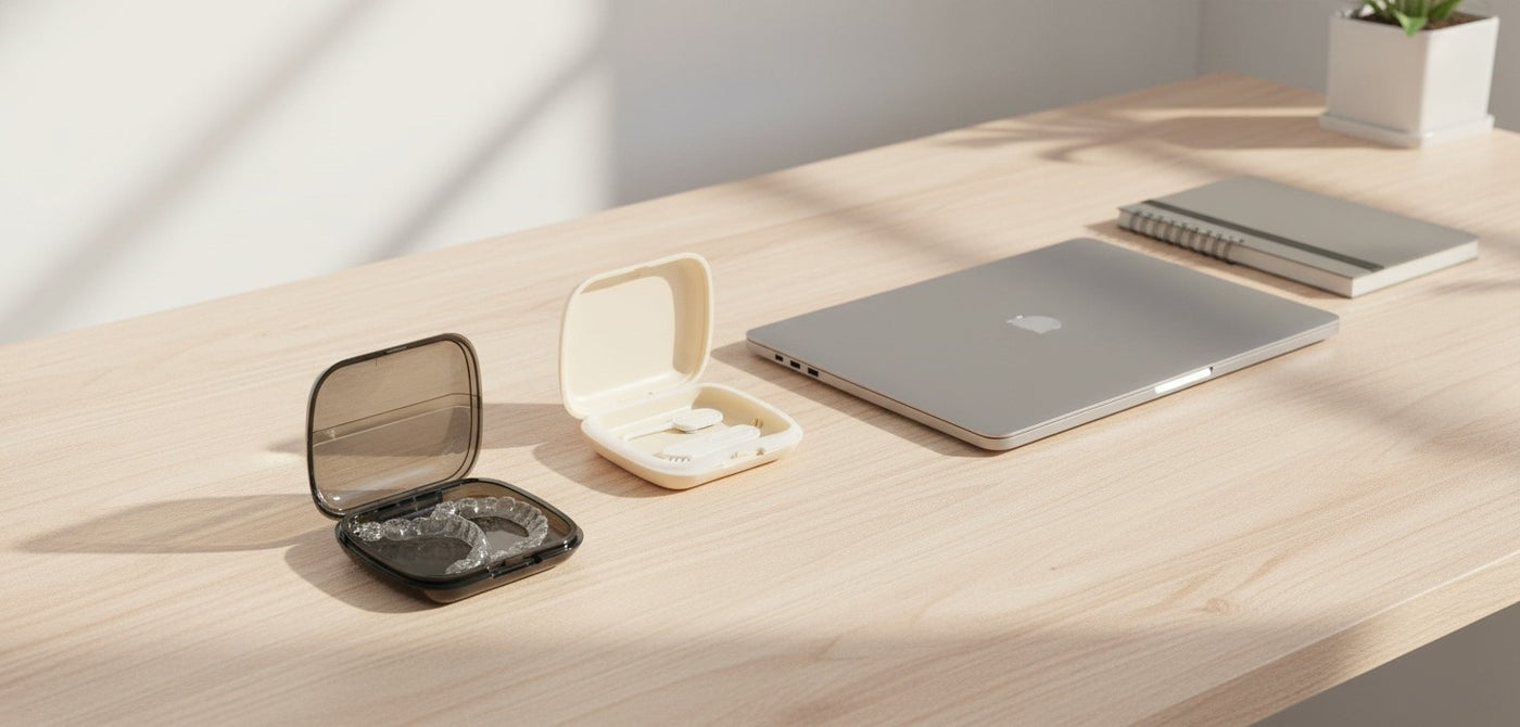 Retainer Case - Food-Grade Leak-Proof with Secure Clip | Pines