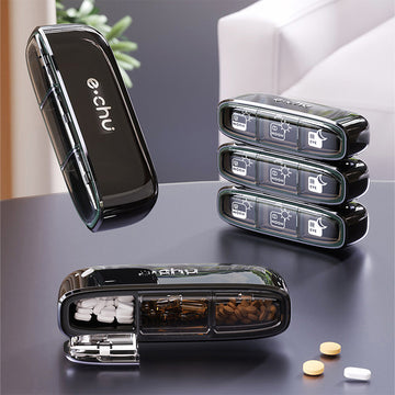 Custom Moon Pill Box Portable Daily Medication Organizer | PINES