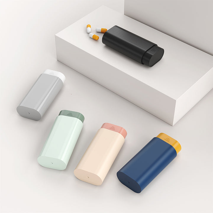 Sliding 3-Compartment Pill Organizer – Travel Case | PINES