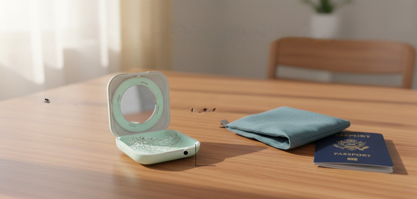 Retainer Case - Mirror | Portable | Ventilation - Pines