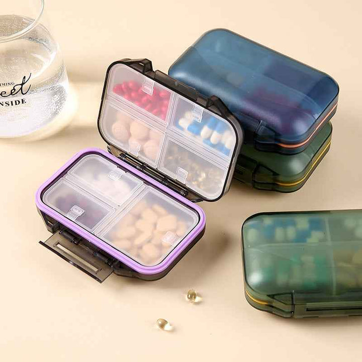 Waterproof Pill Organizer with Compartments - Pines