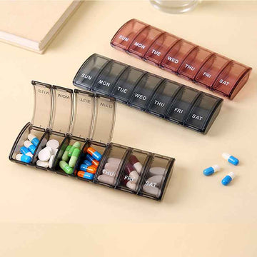 Weekly Pill Box with Compartments - Logo Printing - Pines