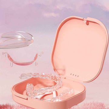 Square Invisible Aligners Box - Mirror - Pines