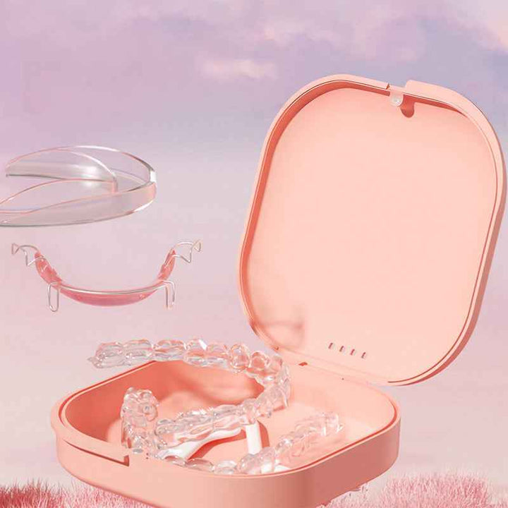 Square Invisible Aligners Box - Mirror - Pines