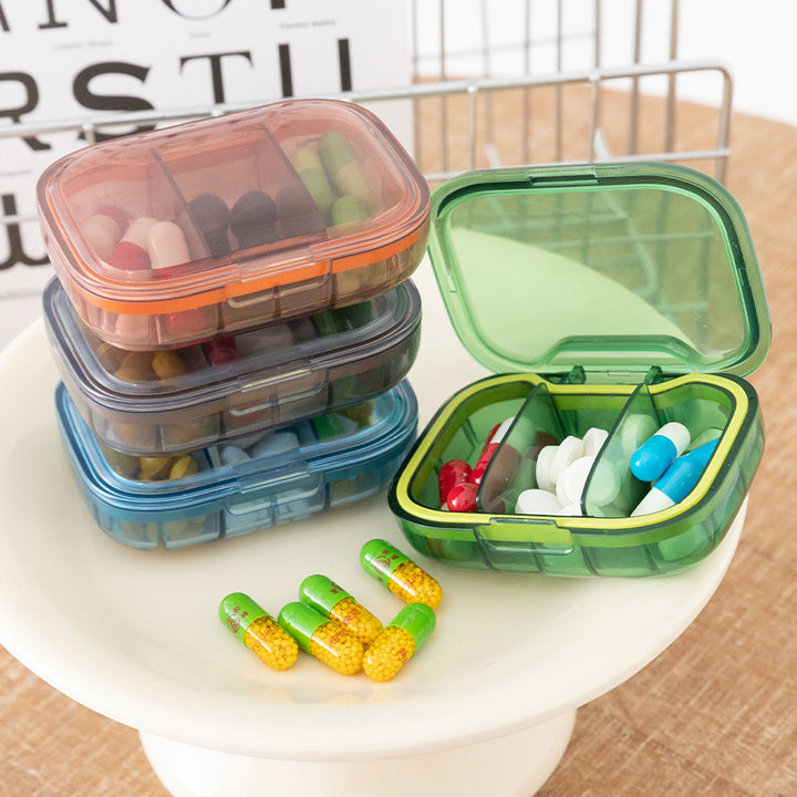 Mini 3-Compartment Pill Organizer – Portable Weekly Travel Case | PINES