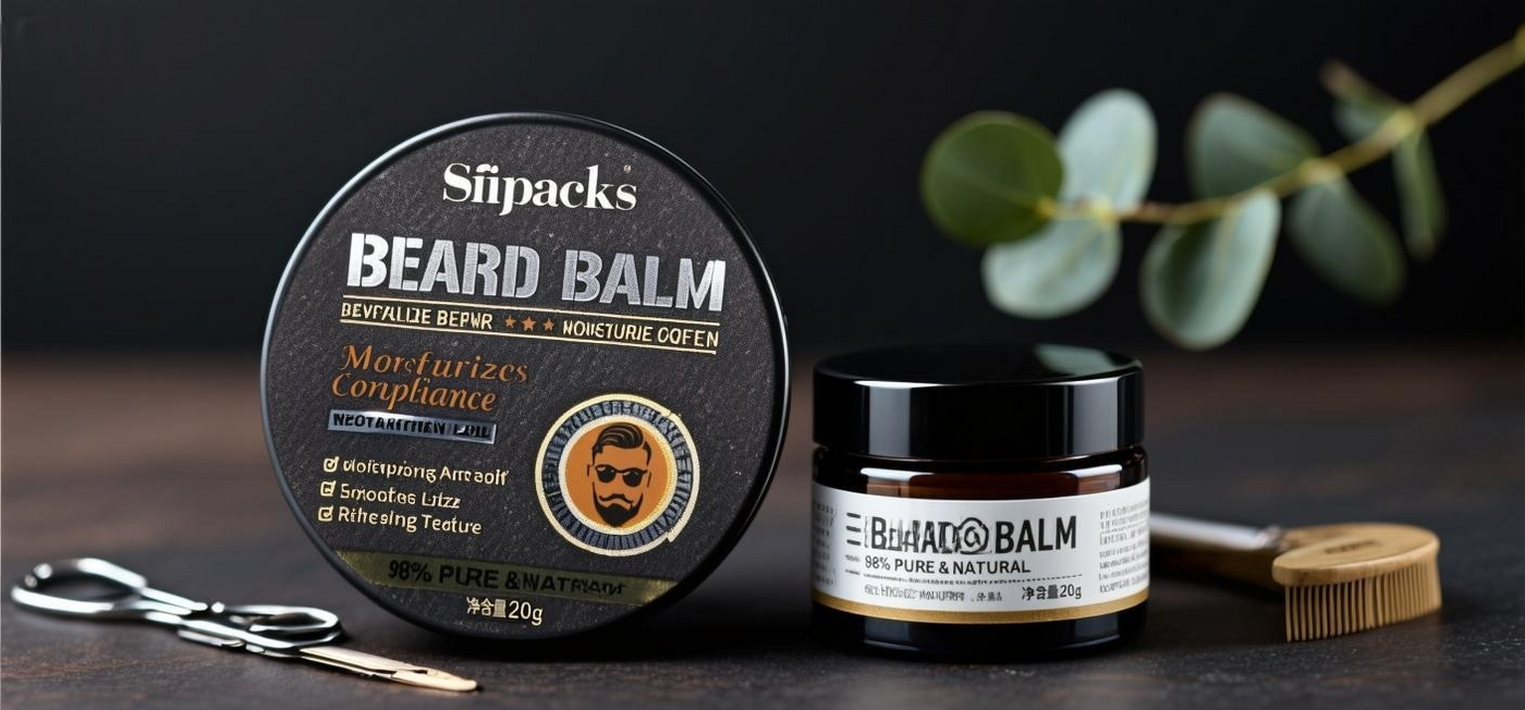 Custom Beard Balm Label Stickers