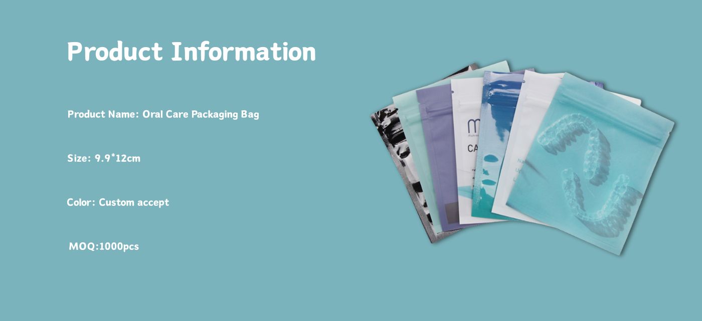 Custom Aligner Storage Bag Aligner Pouch with Ziplock