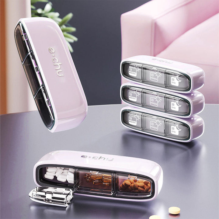 Custom Moon Pill Box Portable Daily Medication Organizer | PINES