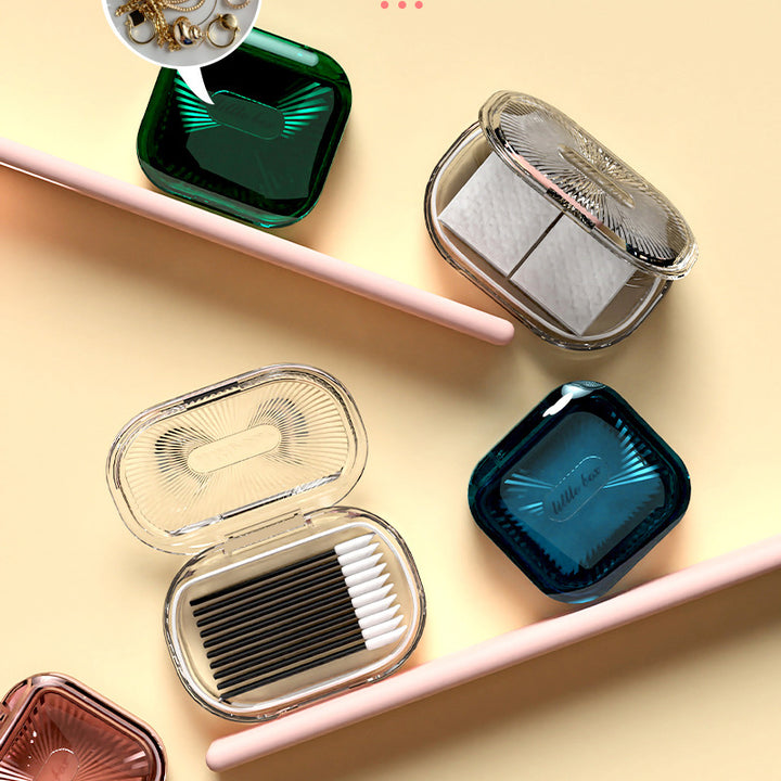 Custom Transparent Plastic Pill Box for Dentures & Retainers