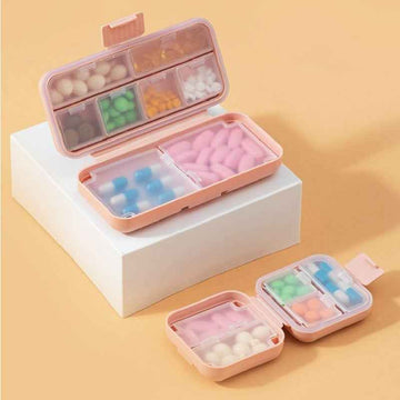 Portable Weekly Pill Organizer – Leakproof Travel Pill Box | PINES