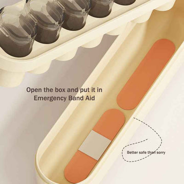 Mini 7-Day Pill Organizer | Portable Medicine Box with Custom Logo