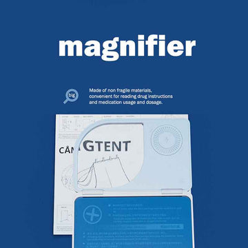 Electronic Pill Box - Magnifier | 4 compartments - Pines