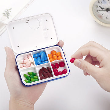 Smart Pill Organizer with Timer – Travel Alarm Pill Box | PINES
