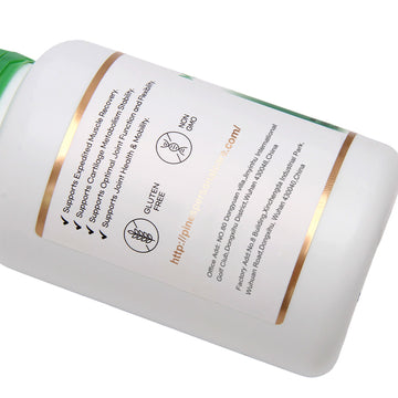 Custom Dietary Supplement Bottle Label