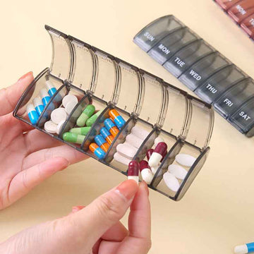 Weekly Pill Box with Compartments - Logo Printing - Pines