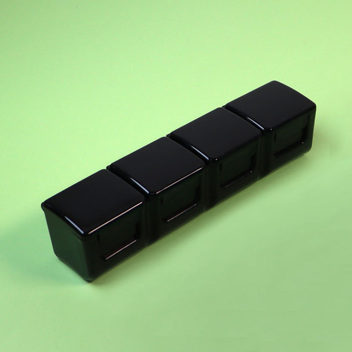Compact 4-panel Pill Box Food Grade PP Material Pines