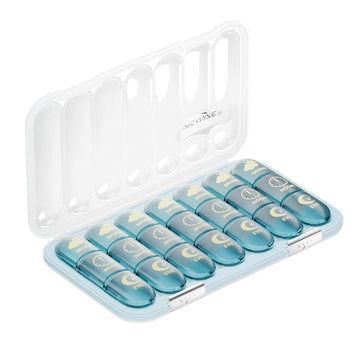 Pill Organizer Blue - 21 Compartment