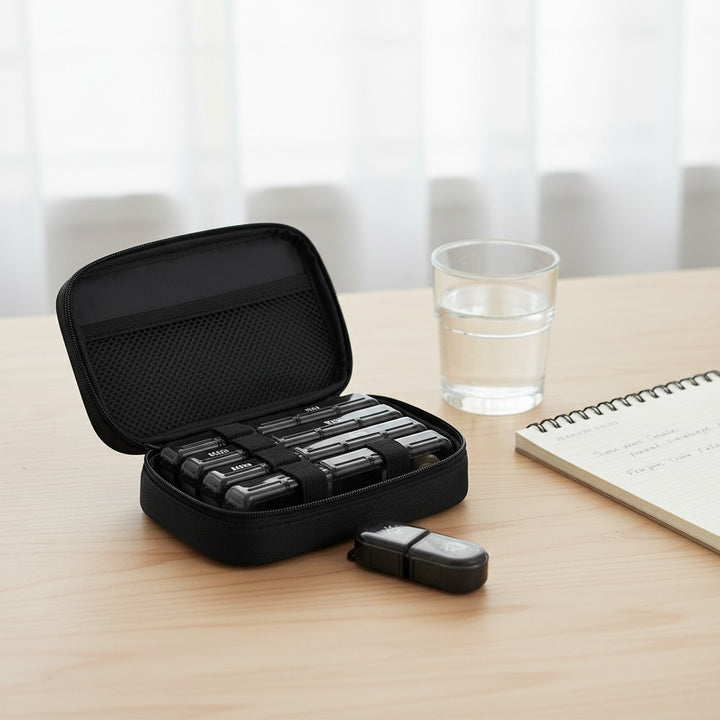 Pill Organizer Weekly – Durable Pouch with Extra Pocket | Pines