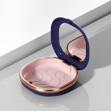 Blue Retainer Case Wholesale with Mirror