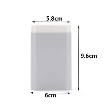 Portable Pill Organizer – Compact Sliding Box - Pines