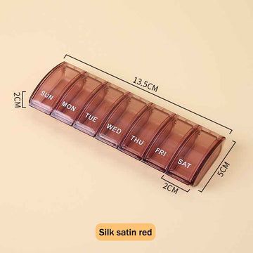 Weekly Pill Box with Compartments - Logo Printing - Pines