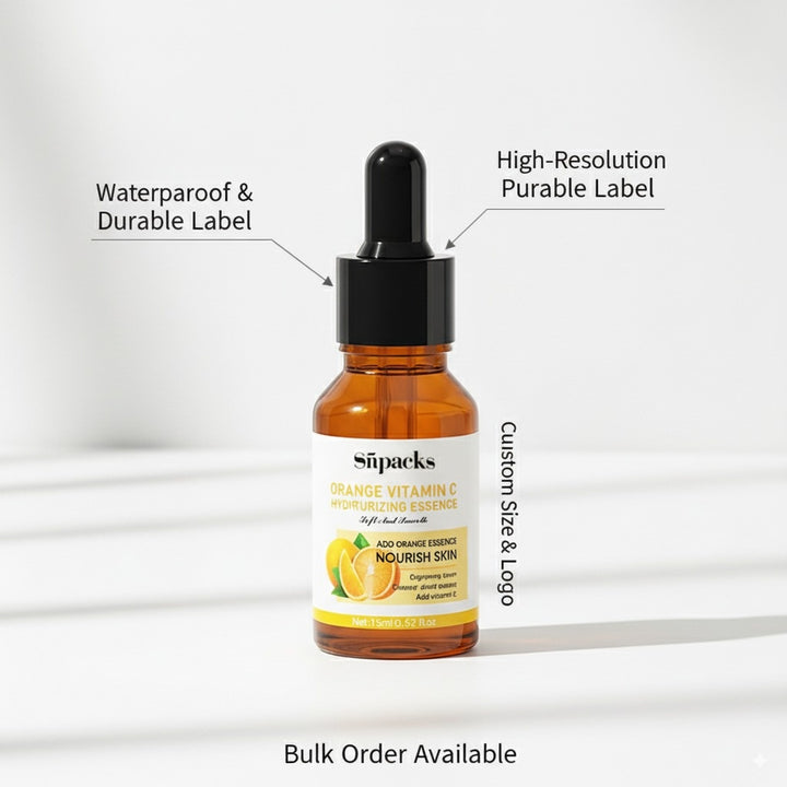 Custom Label for Bottle – Bulk | Hydrating Essence - Pines