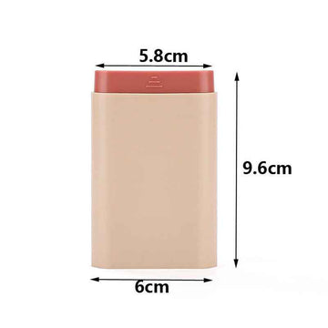 Portable Pill Organizer – Compact Sliding Box - Pines