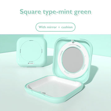 Retainer-Case-Green-Mirror-Cushion